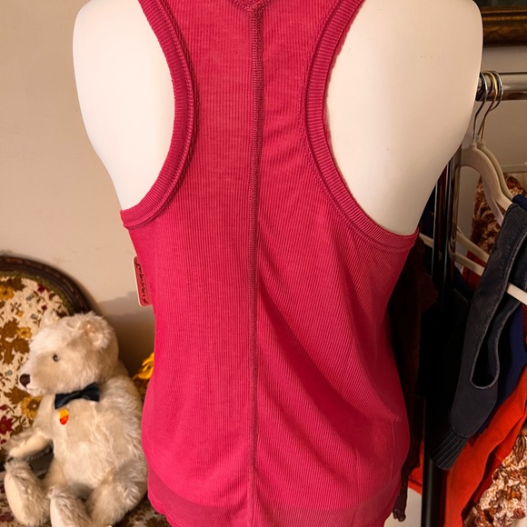 NWOT Free People Small Tank Top Ribbed, washed once and never worn! - Picture 2 of 4